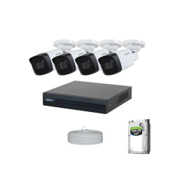 DAHUA 4 KAMERALI SİSTEM HAZIR SET