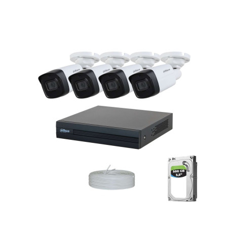 DAHUA 4 KAMERALI SİSTEM HAZIR SET